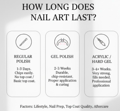 how long does nail art last